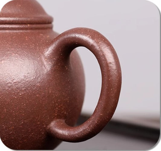 120cc chinese Yixing Handmade Zisha Dicaoqing clay Teapot shuiping Hu Tea Pot