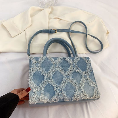 Denim Totes Shoulder Crossbody Bag Handbag Purse Messenger Bags High Quality 1PC