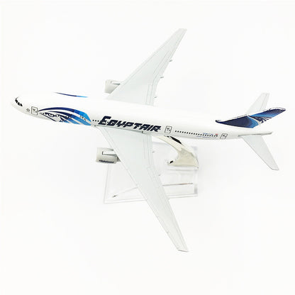 1:400 16cm B777 Egypt Air Airplane Model Alloy Aircraft Diecast Plane Ornaments