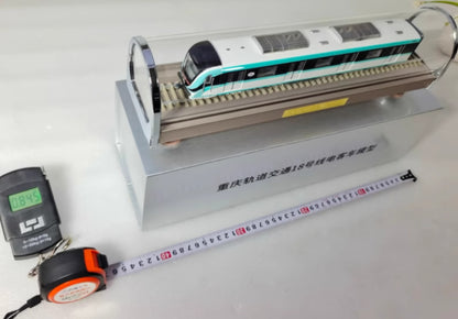 1:68 40CM Chongqin Rail Transit Line 18 Electric Passenger Trains Diecast Model