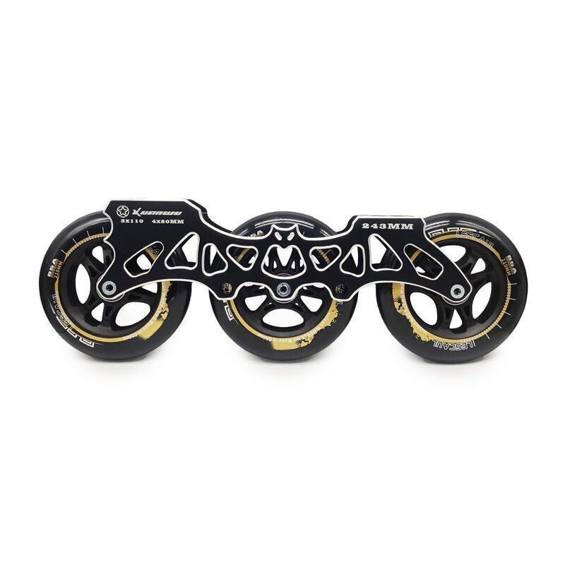 Frame Wheel Bearing 3*110mm Inline Speed Skating Frame Ultralight Alloy Base 85A