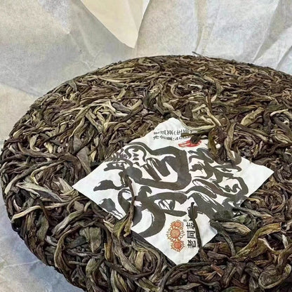 2024 Haiwan Lao Tong Zhi Shen Puerh Tea Tree "Dragon" Teng Da Raw Puer Cake 400g