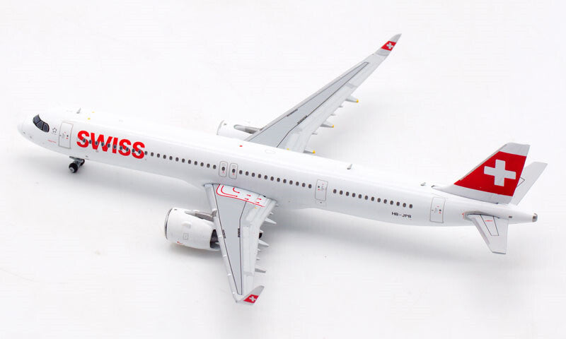 JC Wings SWISS FOR AIRBUS A321neo HB-JPB 1/400 DIECAST Aircraft Pre-built Model