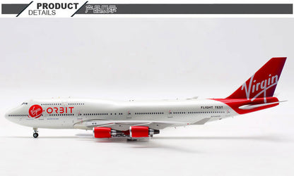 1:200 36CM B-Models Virgin Orbit BOEING 747-400 Passenger Airplane Diecast Model