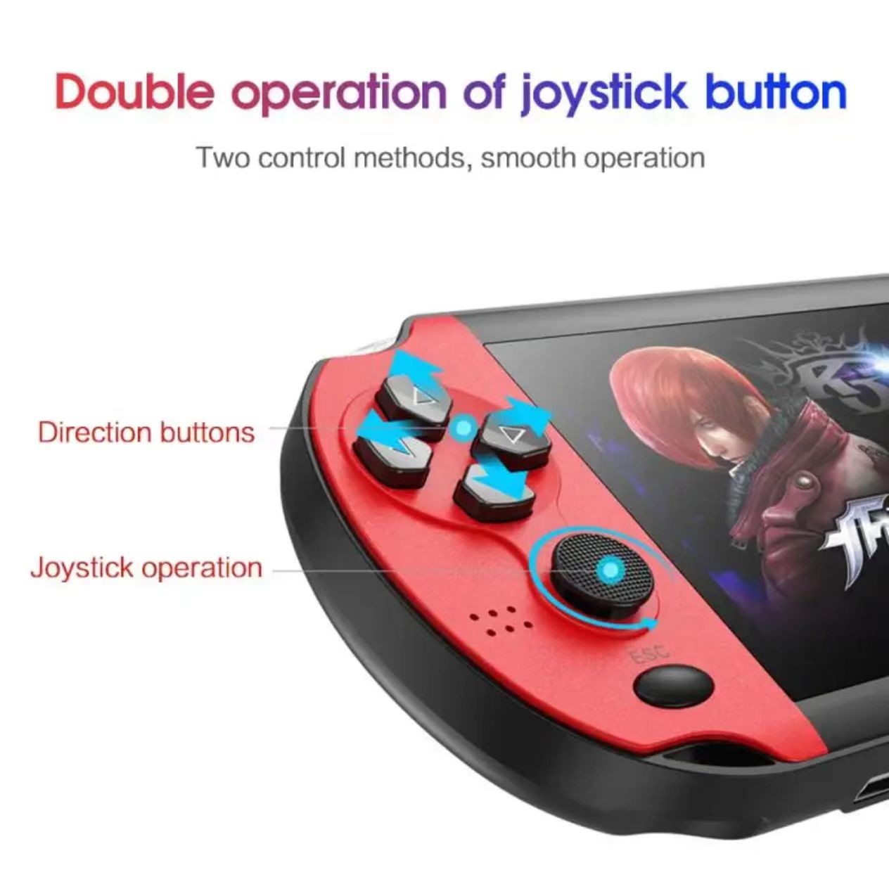 New X12 Plus 7inch Video Game Console Handheld Retro Game Player in 1000+Games