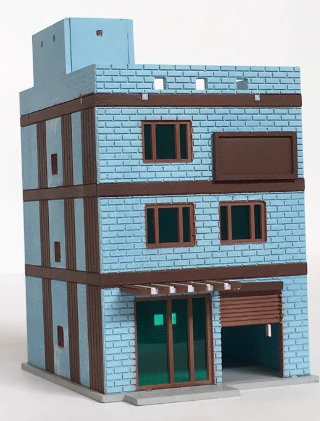 1:150 N Scale Railway Scene Japanese Buildings Model Kits Assembly Toys