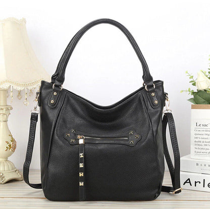 Celela Women Ladies Studs Tote Handbag Crossbody Bag Shoulder Tote Bag Purse US