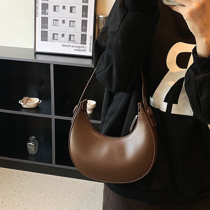 Shoulder Bags Leather Crossbody Bag Solid Messenger Bags Handbags Hobos Underarm