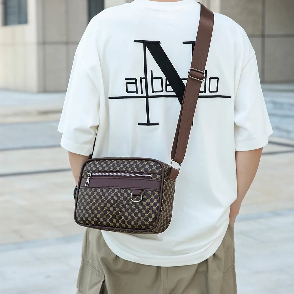 Men's Shoulder Bag Crossbody Backpack Large Capacity