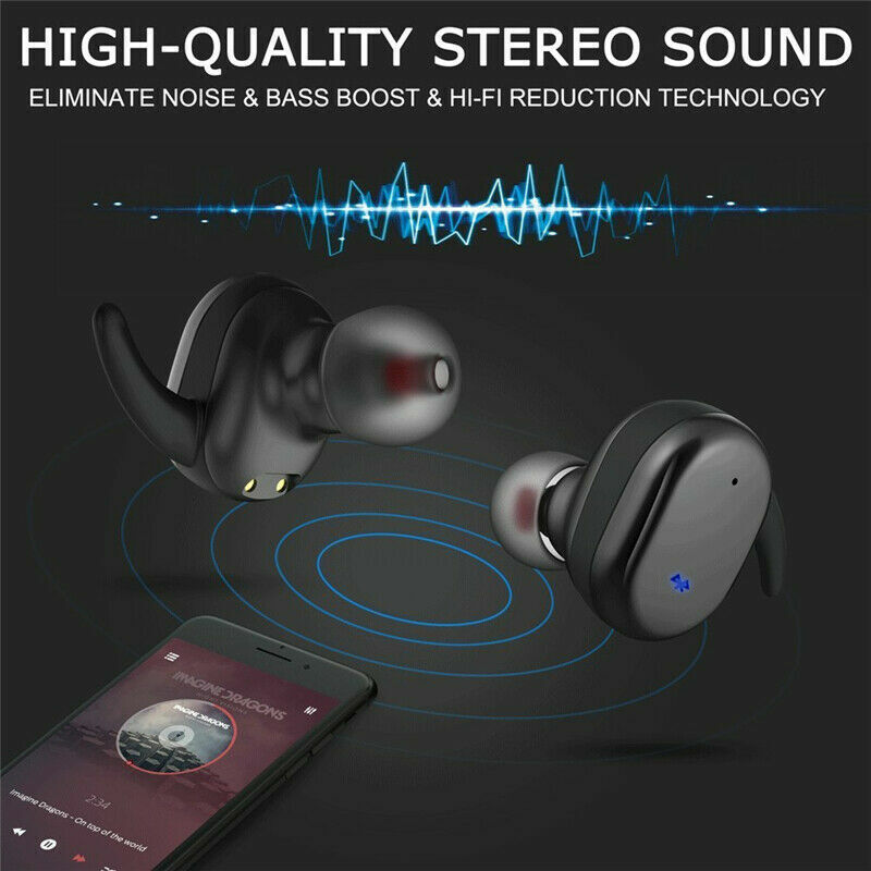 Bluetooth Earbuds Wireless Headset For Smart Phone Cel Earphone Waterproof Touch