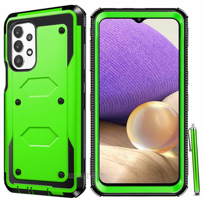 For Samsung Galaxy A32 5G Case New Dual Layer Rugged Hybrid Phone Cover + Stylus