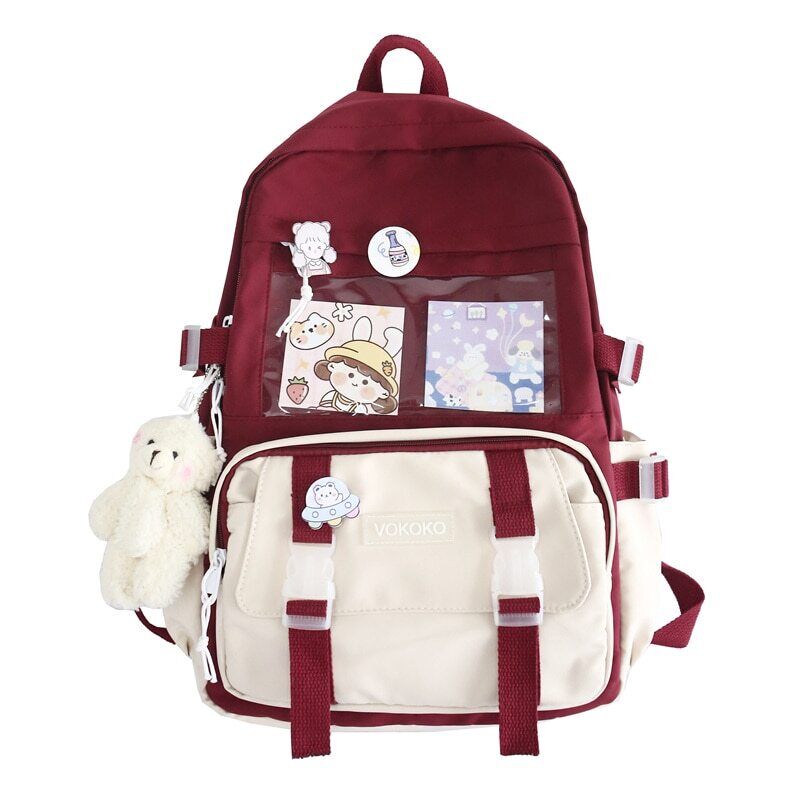 Women Backpack Teenager Girl BookBag Laptop Rucksack Student School Bag Female