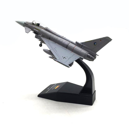 1/100 European Typhoon EF2000 German Air Force Alloy Fighter Aircraft Model