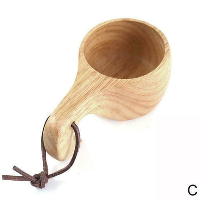 1pc Portable Wooden Coffee Cup Wooden Tea Cup Water Purifier Drinking Cup Mug