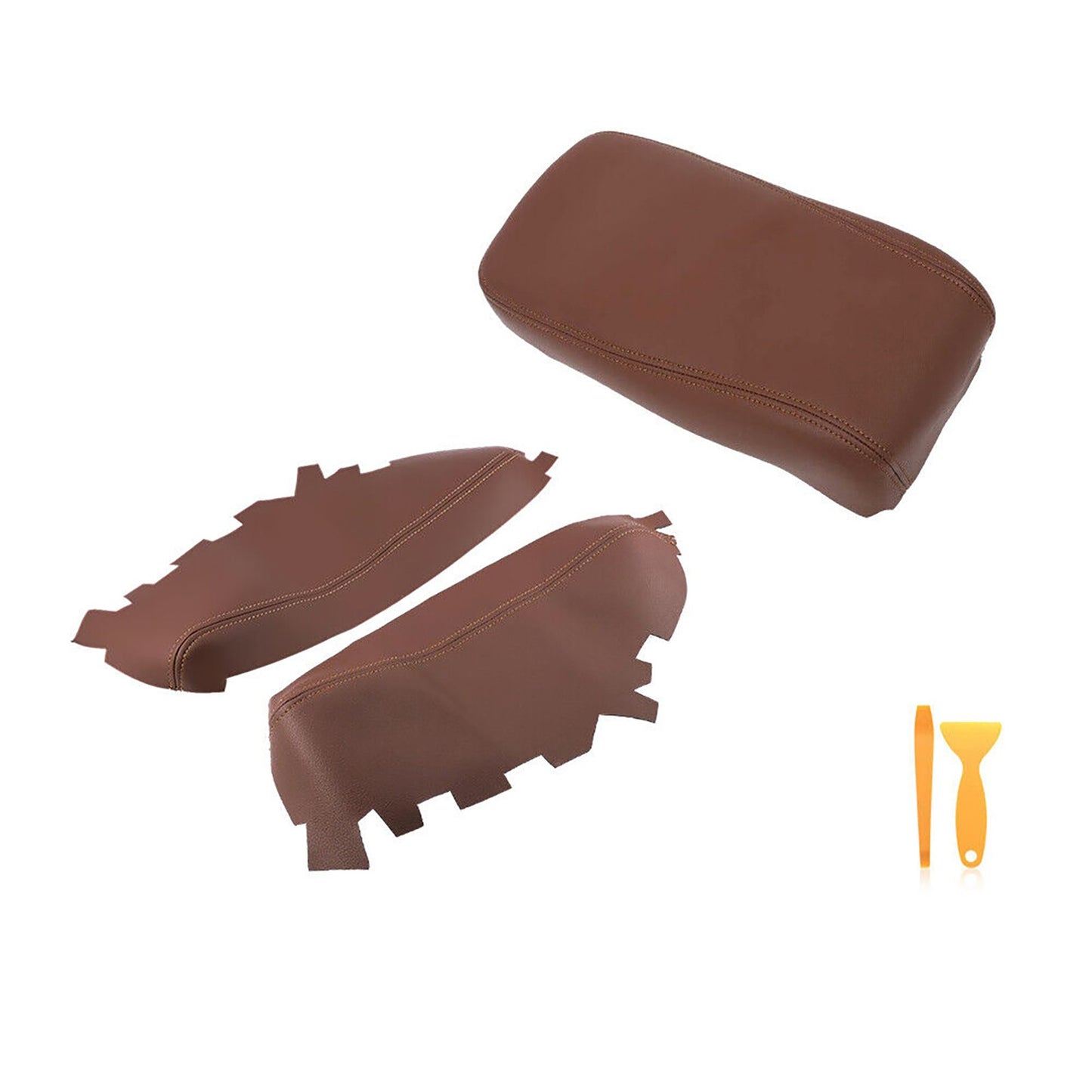 New Brown Console Lid Armrest & Door Panel Cover Fit For Toyota Avalon 2013-18