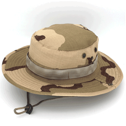 Summer Boonie Brim Bucket Hat Fishing Hiking Hunting Military Outdoor Safari Cap