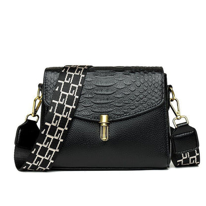 Genuine Leather Tote Bag Luxury Shoulder Bag Messenger Handbag Crossbody Square