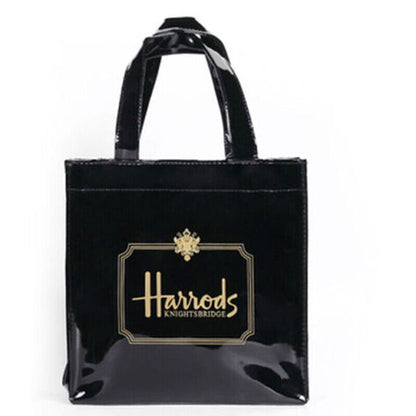 Harrods London Girls Shopper PVC Tote Bag Top-handle Casual Shopping Handbag
