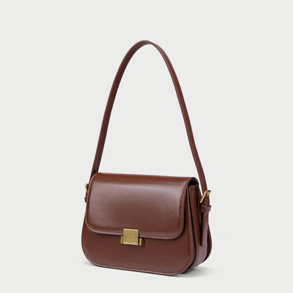 New Messenger Bag Fashion High Sense Niche Single Shoulder Leather Women's Bag