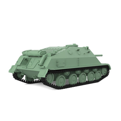 SSMODEL SS72608 1/72 25mm Military Model Kit Soviet SU-76D Tank Destroyer
