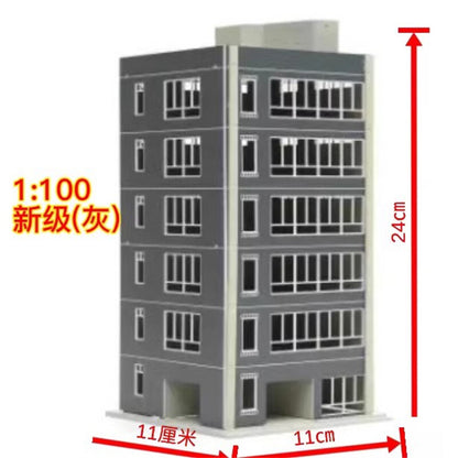 1/100 144 150 Scale School Teaching Building High-Rise Building Model Scene Toy
