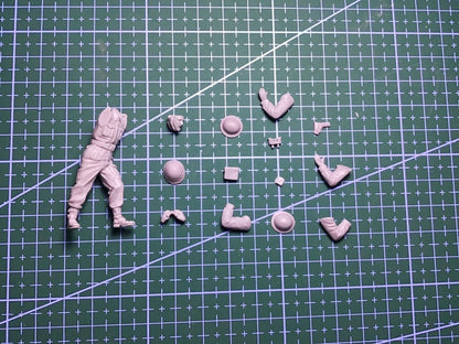 1/35 resin figures model British PDR Crew 5 soldiers Unassembled Unpainted