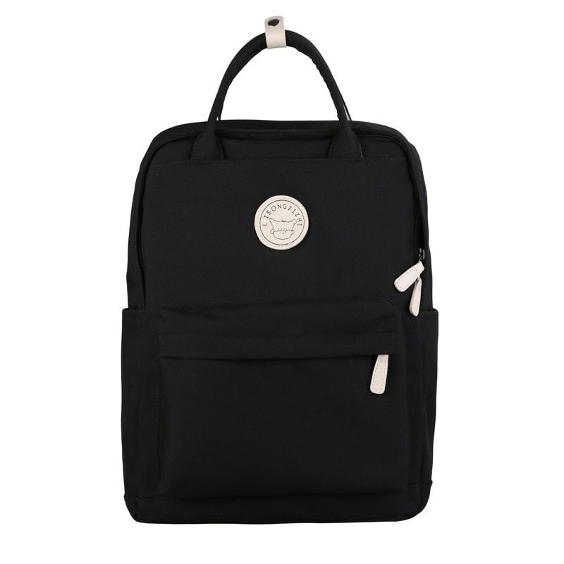 White Women Backpack Style Schoolbag Student Shoulder Bag Laptop Backpack Travel
