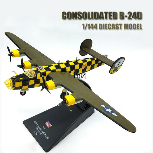 WWII USA CONSOLIDATED B-24D 1/144 diecast plane model aircraft