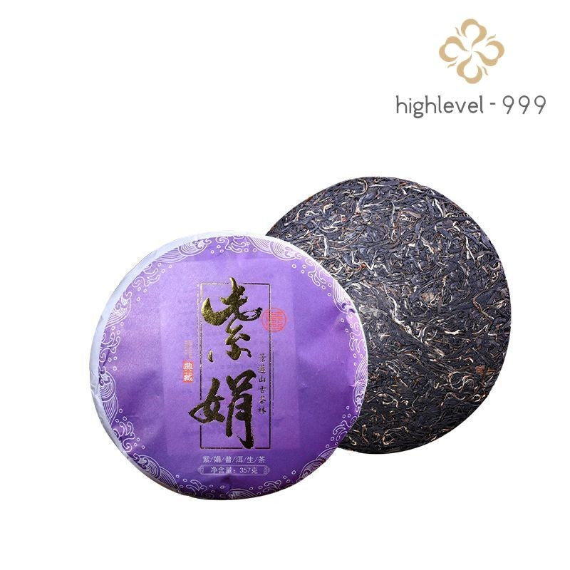357g 2022 Yunnan Sheng Pu-erh Tea Cake Zi Juan Ancient Tree Raw Pu-erh