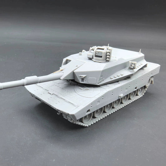 1/72/87/144 German KF51-U Main Battle Tank Unmanned Turret Model Kit 3D Printed