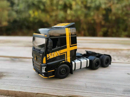1/64 Scale SANY Truck tractor Black Diecast Car Model Collection Toy Gift NIB