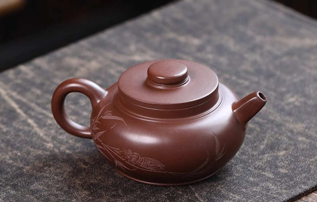 200cc chinese Yixing Handmade Zisha teapot Purple clay JuLun Gongfu hu Tea pot