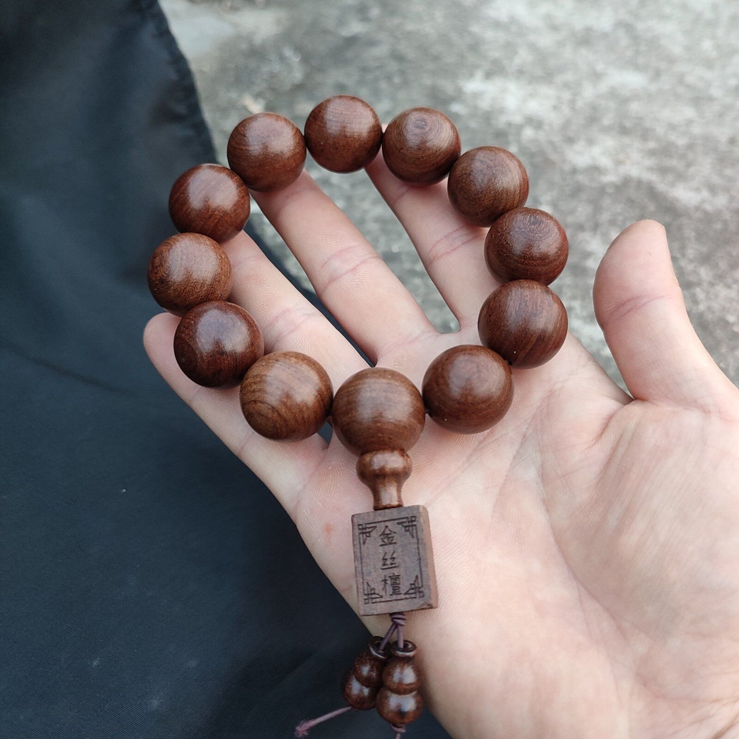 20mm Fashion Jinsi Nan Mens Beaded Bracelets Wooden Clothing Accessories Cool