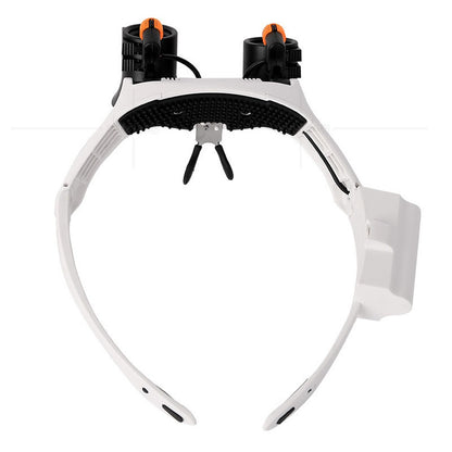 3/4/5/6/7/10X Adjusting LED Light Headband Magnifying Glasses Eye Magnifier Tool
