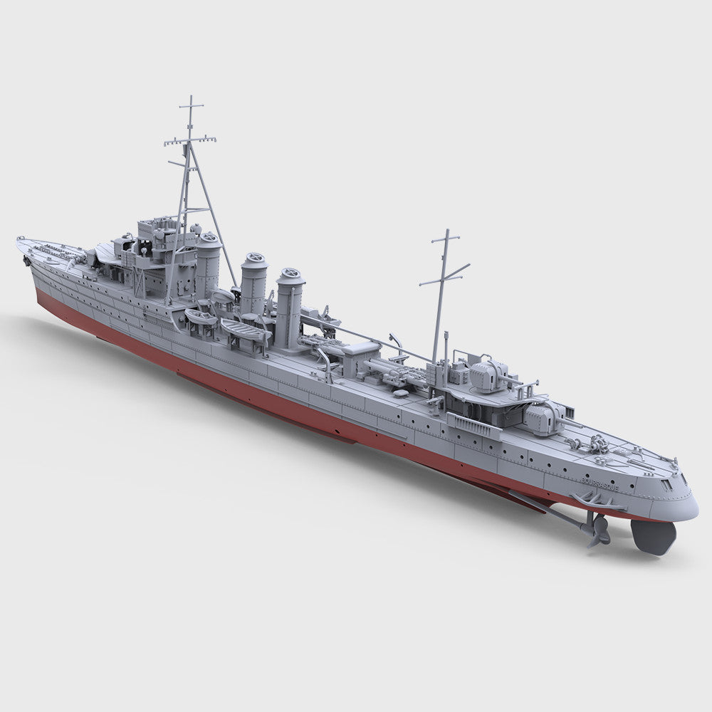 SSMODEL 1/700 Bourrasque-Class French Destroyer Bourrasque 1939