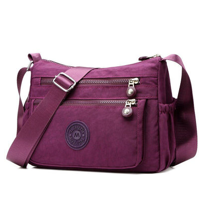 Waterproof Oxford Shoulder Bag Rural Style Fashion Large Crossbody Bag Messenger