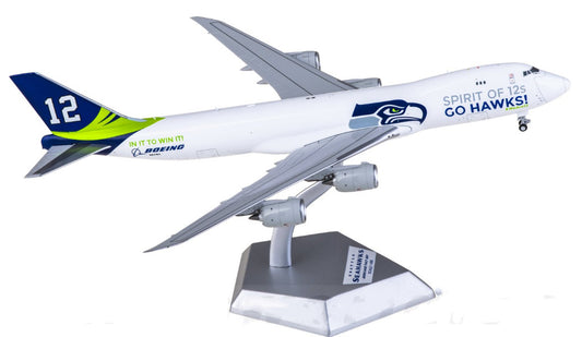 1:400 Hxmodels Boeing 747-8F B631007 N841BA Passenger Diecast Airplane Model