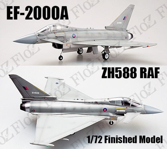 EF2000 Eurofighter Typhoon Royal air force ZH588 1/72 plane finished Easy model