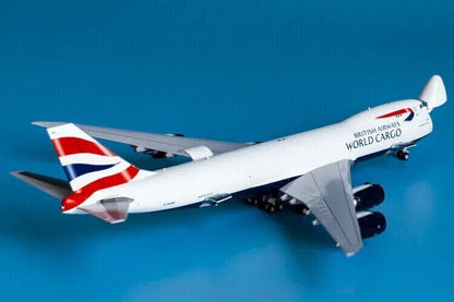 1:400 JC Wings BRITISH AIRWAYS WORLD CARGO BOEING 747-8F Aircraft Diecast Model