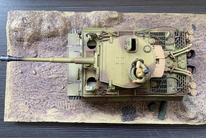 1:32 FOV German Tiger 501 Heavy Tank North Africa Tunisia Diecast Armor Model