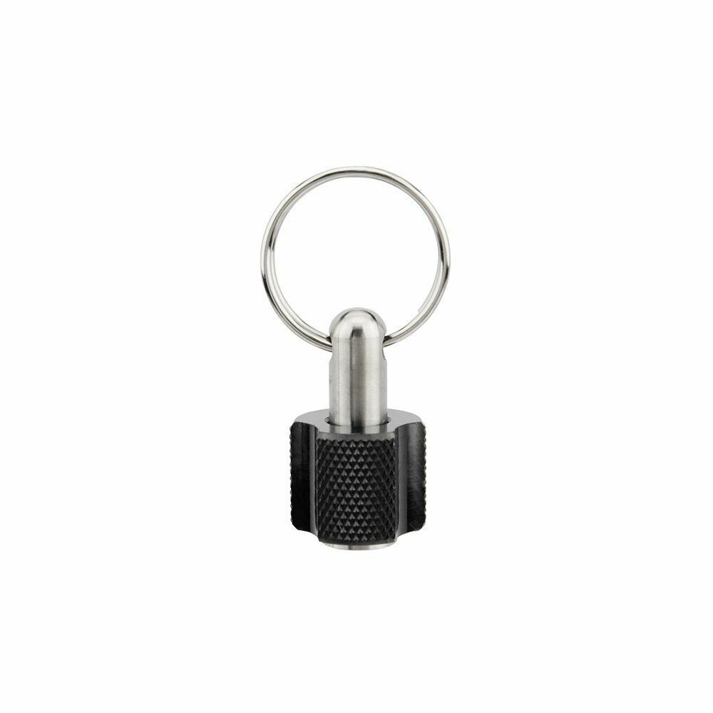 Black Titanium Alloy Knife Beads Paracord Umbrella Rope Thread Zipper Accessorie