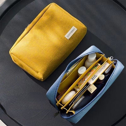 Waterproof Thick Nylon Cloth Storage Cosmetic Bag Charger USB Cable Case Travel