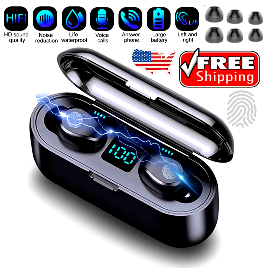 Audifonos Bluetooth 5.0 Inalambricos Auriculares Para Telefonos Celular Tablet
