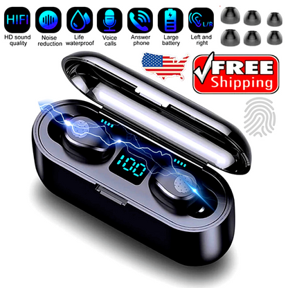 Audifonos Bluetooth 5.0 Inalambricos Auriculares Para Telefonos Celular Tablet