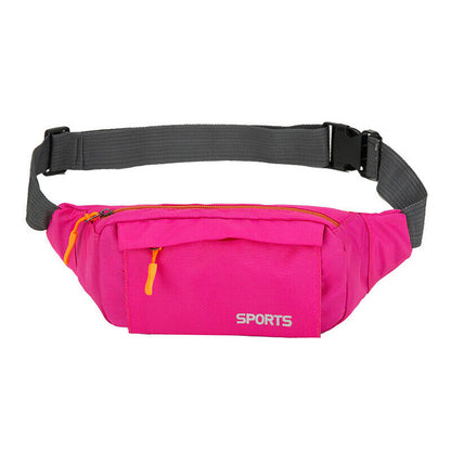 Fashion Men's Multicolor Waist Packs Waterproof Running Bag Outdoor Belt Bag