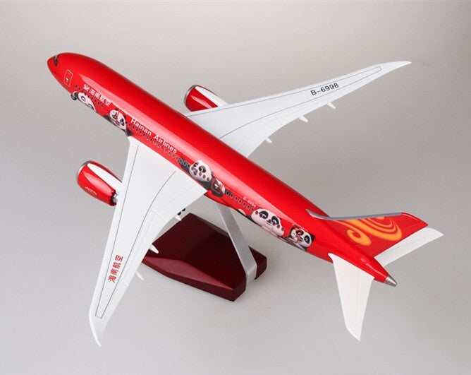 1:130 43CM Hainan Airlines BOEING 787 Passenger Plane Landing Gear Resin Model