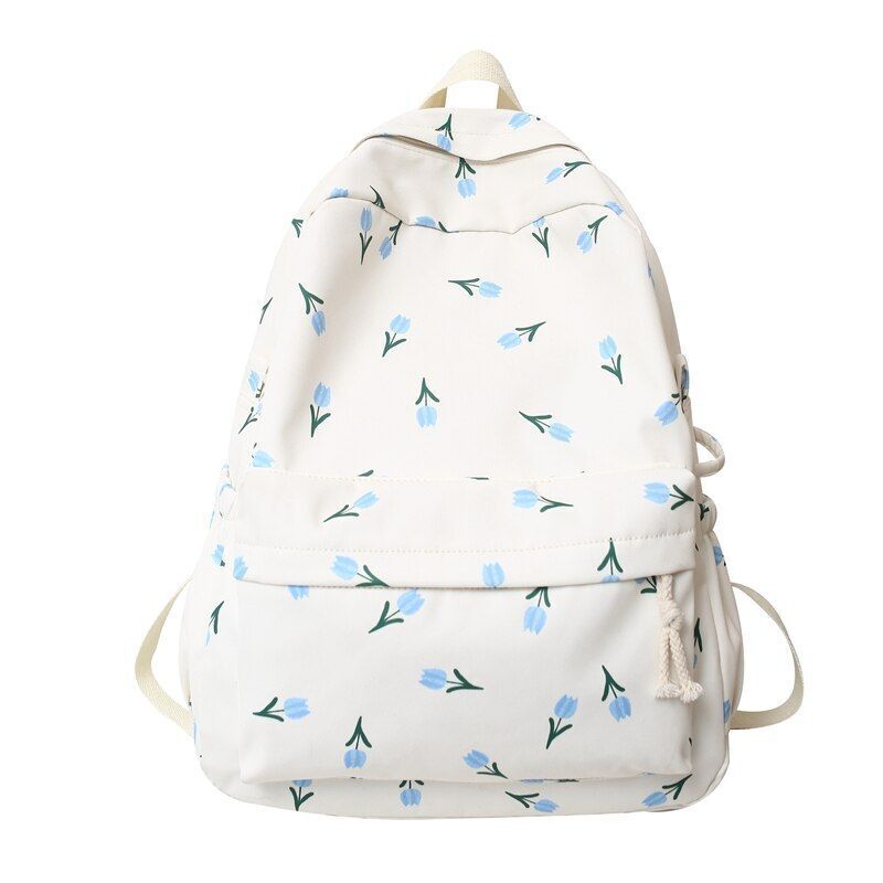 Fashion Floral Travelling School Bag Waterproof Backpack Laptop Book Bag College