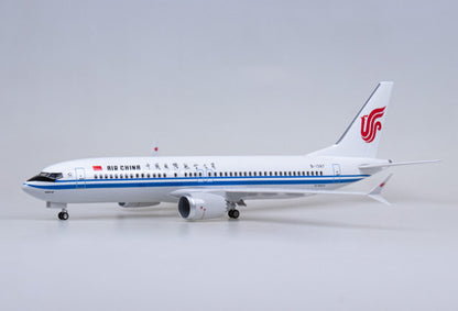 1:85 47CM AIR CHINA BOEING 737 MAX Passenger Airplane Landing gear Resin Model