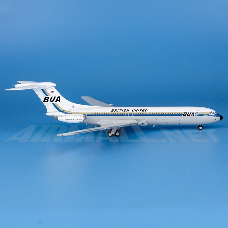 1:200 JC Wings British United Airlines Vickers VC-10 Diecast Aircraft Model
