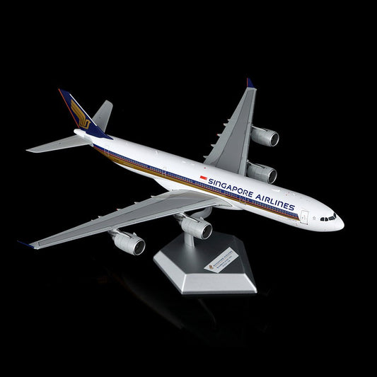 1:200 SQ Wings Singapore Airlines A340-500 9V-SGD Plane Diecast Aircraft Model